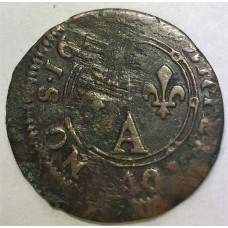 GREAT BRITAIN UK . UNDATED . FARTHING . ERROR . MIS-STRIKE HAMMER